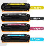 206A/206X Toner, 4-Pack with Chip for MFP M283fdw/M255dw Printers