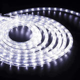 100FT White LED Rope Lights 720 LED Waterproof Connectable Flexible Tube Lights with 8 Modes