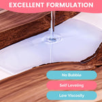 Epoxy Resin Kit - 68Oz Crystal Clear Resin For Crafts, Mold, Wood, Jewelry Making, Art Casting Resin For Art, No Bubble, 2 Part Clear Epoxy With Silicone Cups, Sticks, Pigment