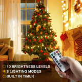 33 Feet 100 Led Mini Globe String Lights With Remote, Usb Powered Fairy String Lights Indoor Outdoor Hanging String Ligh