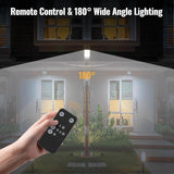 4 Pack 108 LED Solar Street Lights 6500K Motion Sensor Remote IP65 Waterproof Flood Lights