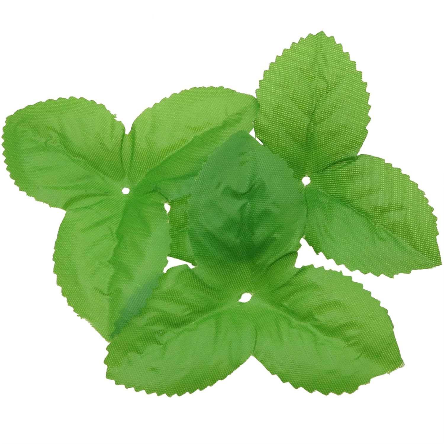 100 Pcs Artificial Leaves Rose Flower Leaf Green Artificial Rose Leaves For Christmas Party Decorations Bouquet Garlands Wedding Decorations (3.74 Inches * 3.74 Inches)