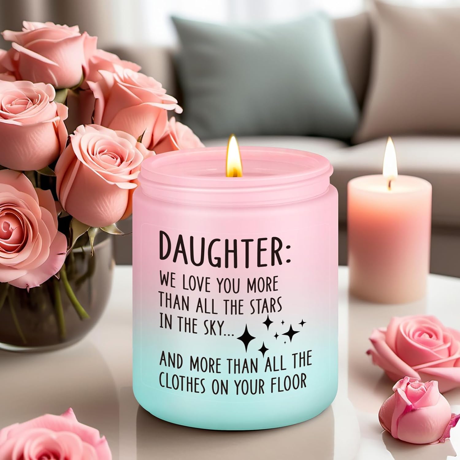 Candle, Teen Girls Gifts For Daughter, Teenage Girl Presents - Funny Valentines Day, Mothers Day, Birthday Gifts For Teens 16-18, Unique Teenager Daughter Birthday Presents Ideas From Mom Dad