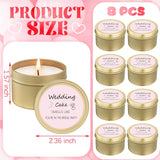 8 Pcs Bridesmaid Proposal Gifts Smells Like You'Re In The Bridal Party Candles Bridesmaid Gifts Natural Soy Wax Candles For Best Friends(Pink,Classic)