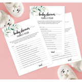 Family Feud Baby Shower Game -Pack Of 30 (Answer Key Included), Fun Baby Shower Games, Baby Shower Trivia, Baby Shower Ideas- Ff04