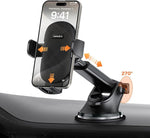 Car Phone Holder Mount for Dashboard/Windshield, Compatible with All Phones