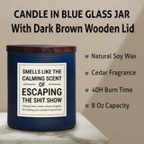 Retirement Gifts, Farewell Gift, Goodbye Present For Coworkers, New Beginnings Gifts For Women Men, Gift For Coworkers Friends Work Bestie Boss Leader - 8 Oz Candle