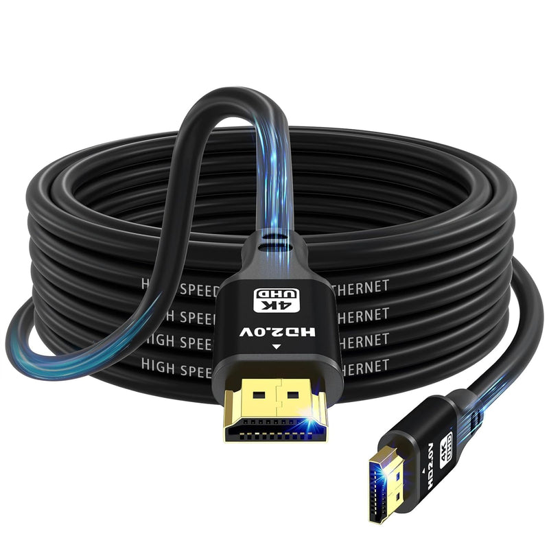 Hdmi Cable 20Ft, 4K@60Hz, 18Gbps High Speed Hdmi 2.0 Cord, Ultra Hd,Ethernet A