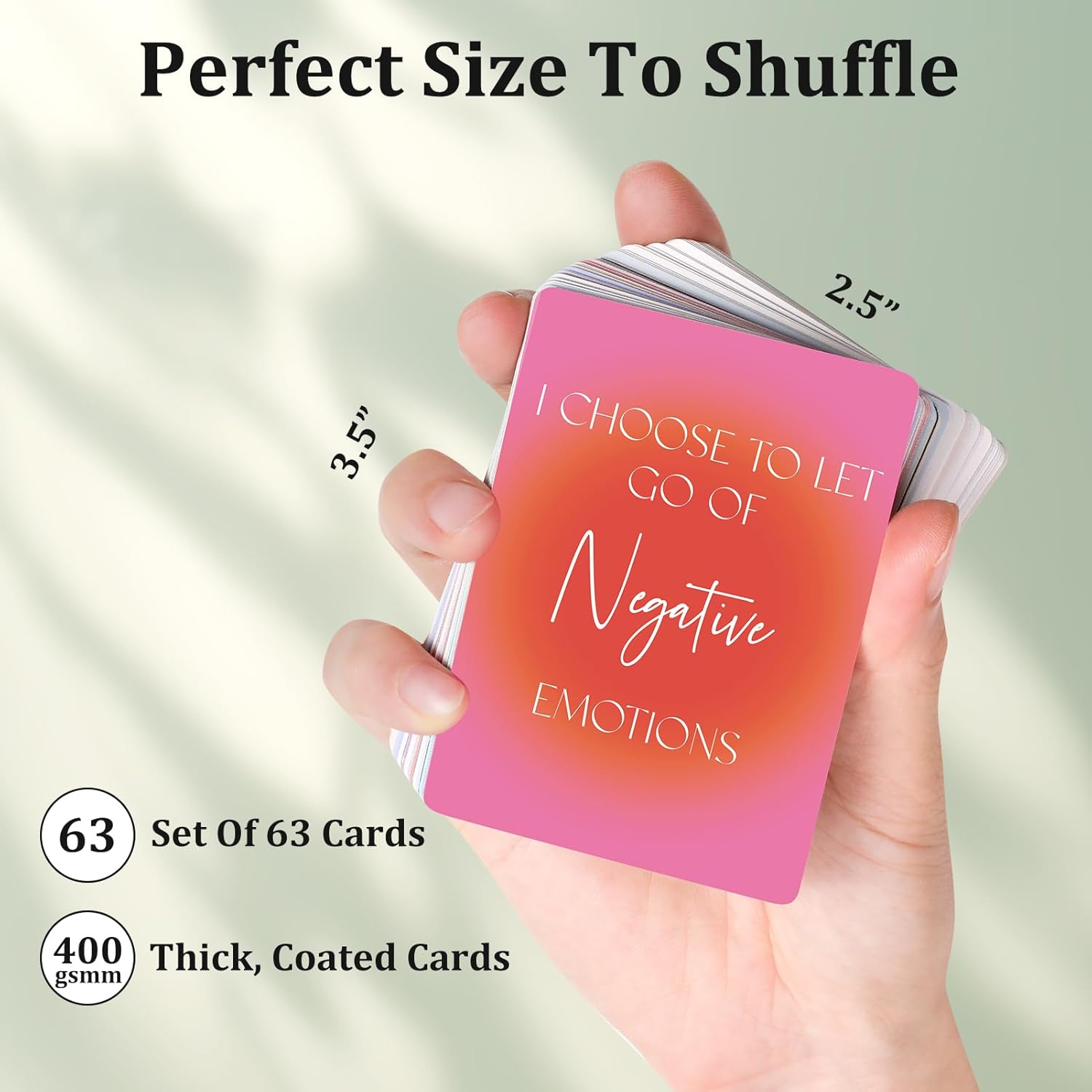 Affirmation Cards For Women, 63 Unique Positive Affirmation Cards, Daily Affirmations For Inspiration, Mindfulness, & Self-Care Gifts For Women