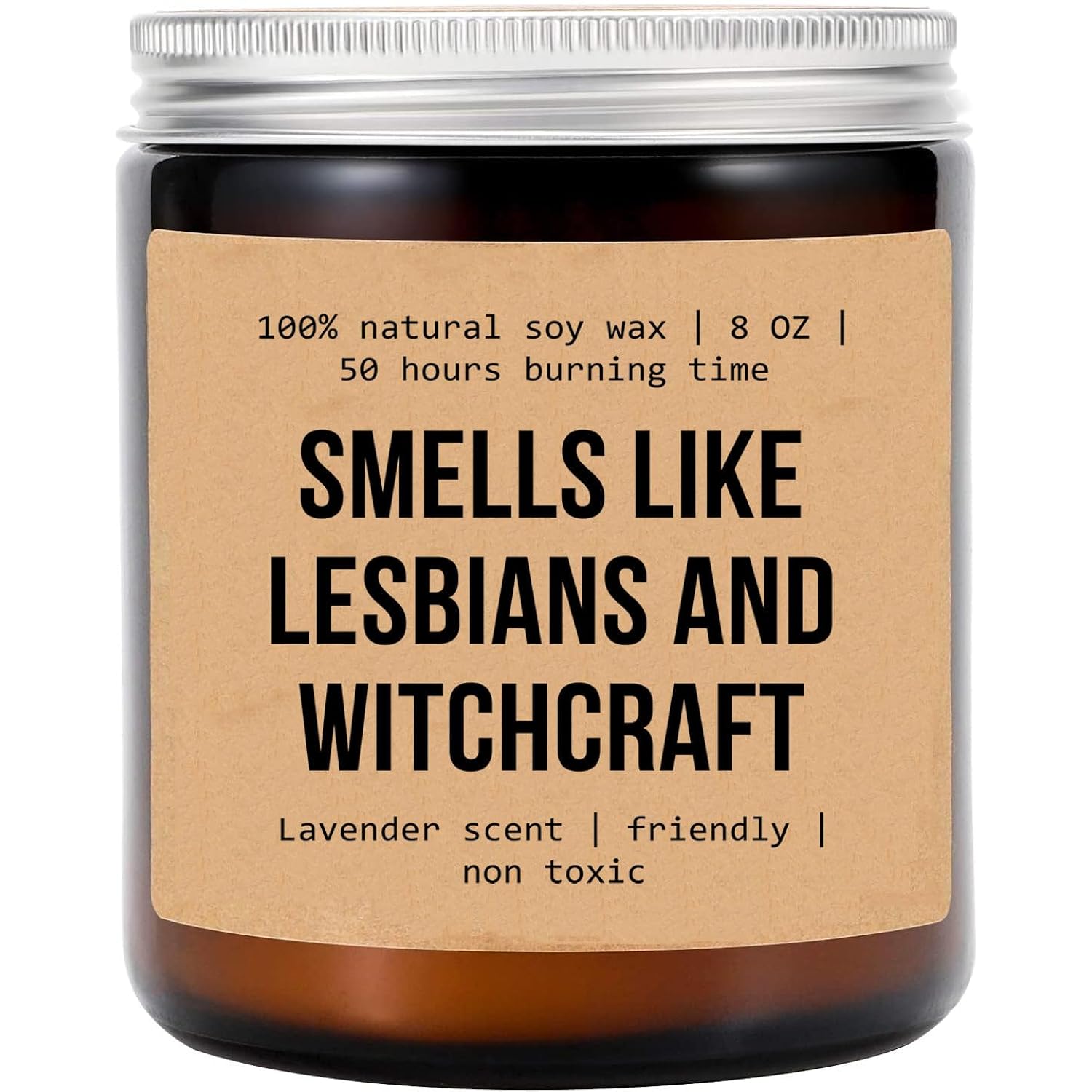 Smells Like Lesbians And Witchcraft Candle - Lesbian Candle Gift For Lesbian - Funny Lesbian Gift For Girlfriend Lesbian Anniversary Lesbian Birthday