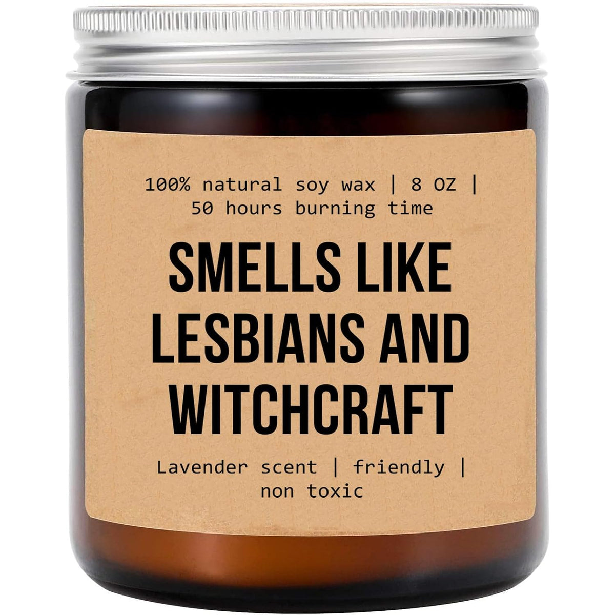 Smells Like Lesbians And Witchcraft Candle - Lesbian Candle Gift For Lesbian - Funny Lesbian Gift For Girlfriend Lesbian Anniversary Lesbian Birthday