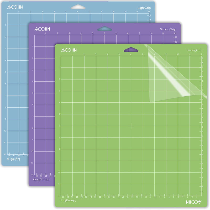 Cutting Mat For Cricut Explore One/Air/Air 2/Maker 3 Packs Cut Mats Replacemen