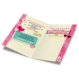Granddaughter Valentine'S Day Card, Made In America, Eco-Friendly, Thick Card Stock With Premium Envelope 5In X 7.75In, Packaged In Protective Mailer