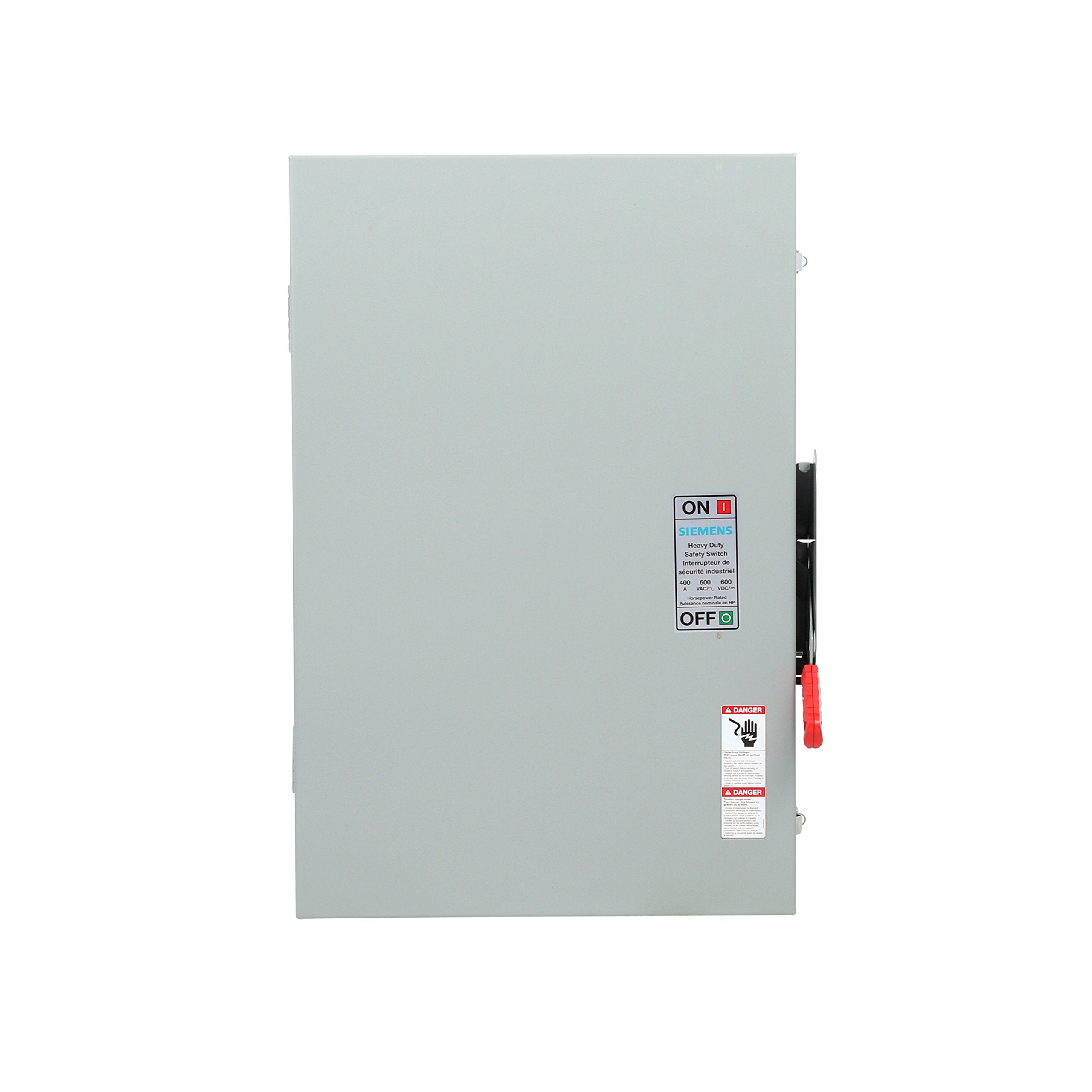 Hnf365A Heavy Duty Safety Switch, Non-Fusible, 3 Pole, 600 Volt, 400 Amp, Indoor Rated