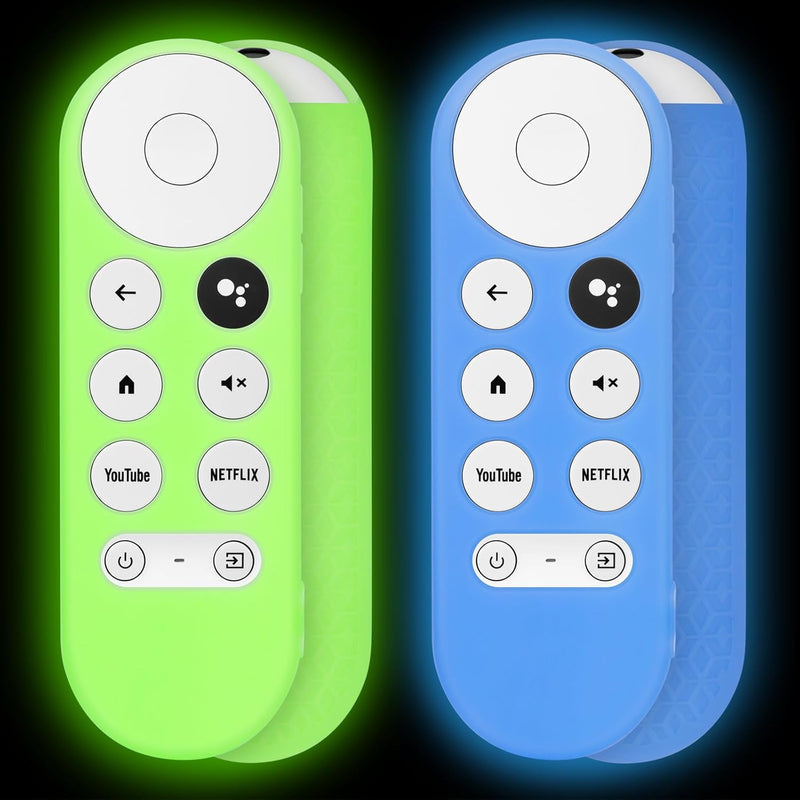 [2Pcs] Protective Case Compatible For Chromecast With Google Tv Remote Control