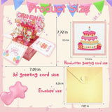 Great Grandma Birthday Gifts, Personalized Birthday Popup Card For Granny Nana, Best Nana Gifts From Granddaughter Grandson
