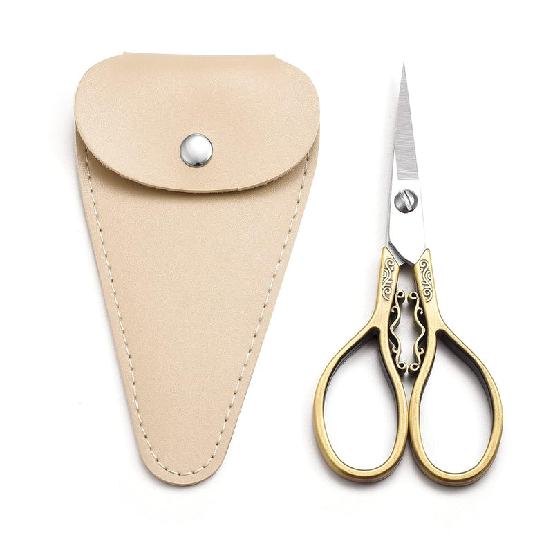 Small Precision Detail Scissors, 4.3In Sharp Pointed Tip Vintage Embroidery Sh