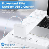 118W USB C Charger Fast Charging Adapter with USB C Cable for MacBook Pro Air M1 M2 M3 M4 M5 iPad Samsung