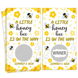 60 Pcs Honeybee Baby Shower Scratch Off Honeycomb Funny Ticket Raffle Cards A Little Honeybee Is On The Way Scratch Off Cards For Baby Shower Birthday Party Activity Supplies
