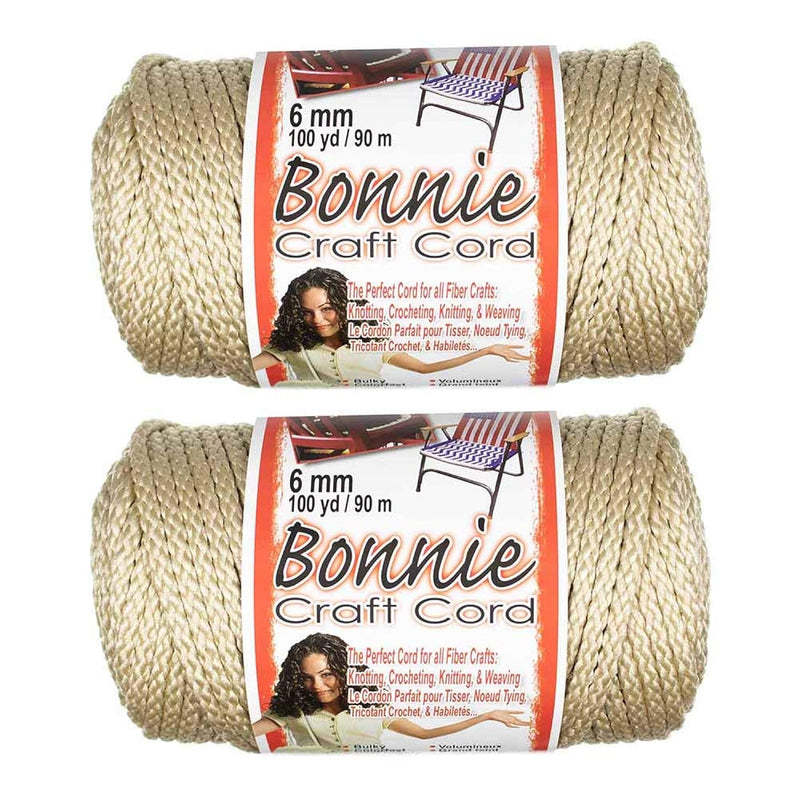 2 Pack 6Mm Bonnie Cord – For A Variety Of Crafting And Macramé Projects – 100