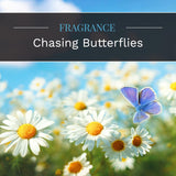 Everday Chasing Butterflies Scented Candle, 18 Oz. Aromatherapy Candle, Off-White