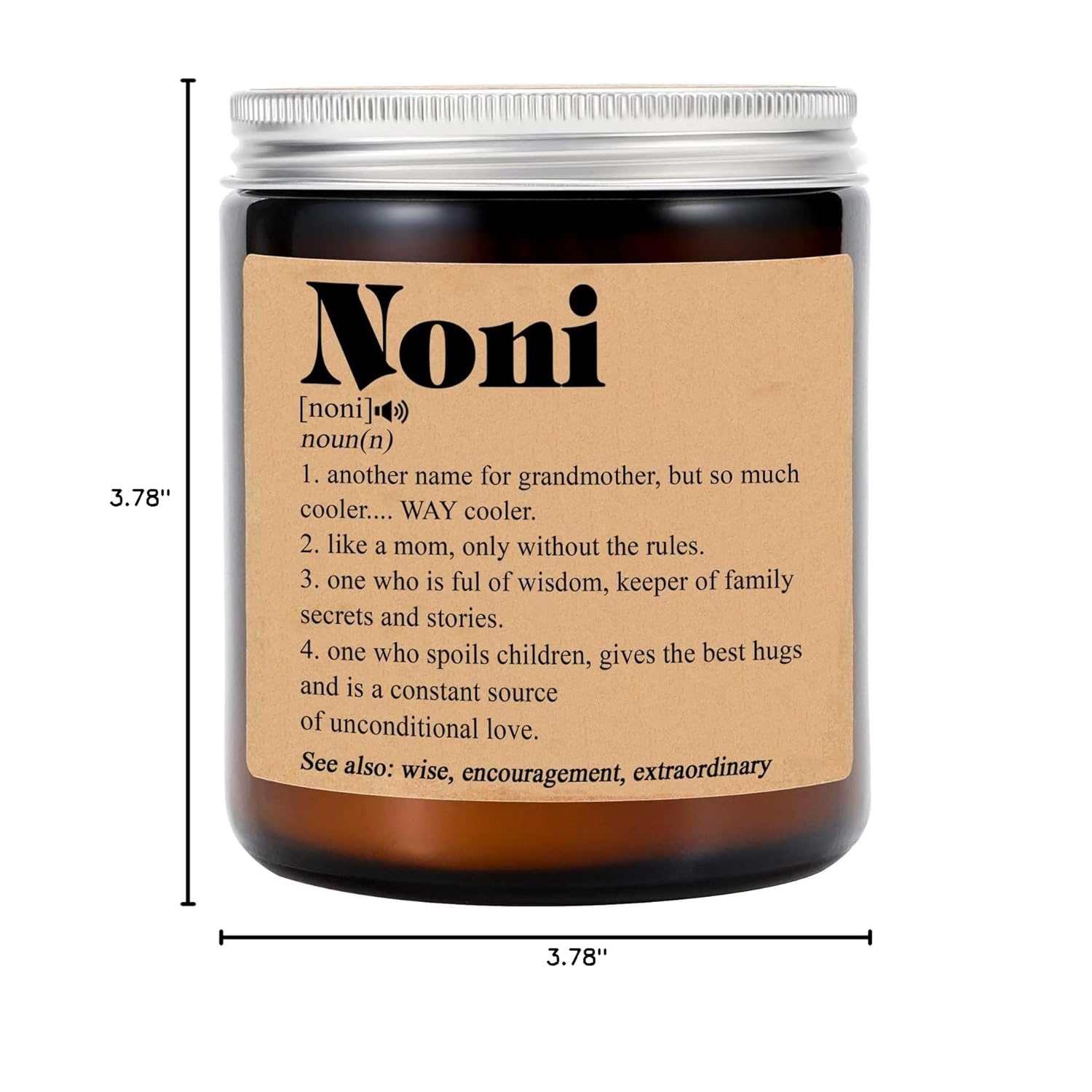 Noni Definition Candle - Noni Gift - Noni Candle - Best Noni Ever Candle