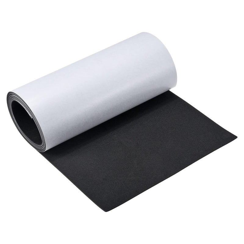 Eva Foam Sheets Black Self Adhesive Back 6.56Ft X 11.8 Inch 2Mm Thickness