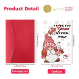 Funny Gnome Valentines Day Card For Husband, Wife, Boyfriend Or Girlfriend – Cute Pun Valentine Gift For Him Her