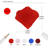 1000 Pcs Fake Rose Petal Ready-To-Use Separated Scented Faux Silk Pedal Artificial Flowers For Anniversary Proposal Valentines Decor Wedding Decoration (Red)