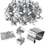 100 Pcs Christmas Gutter Hooks - Galvanized Outdoor Clips For Hanging Lights - Durable Roof Hooks, Xmas Light Hangers, Seasonal Lighting Accessories For Kitchen Garden