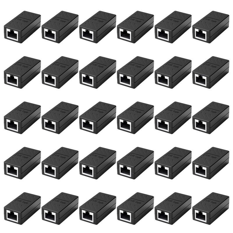 30 Pcs Rj45 Coupler Rj45 Inline Coupler Cat8 Cat7 Cat6A Cat6 Cat5E Cat5 Ethern