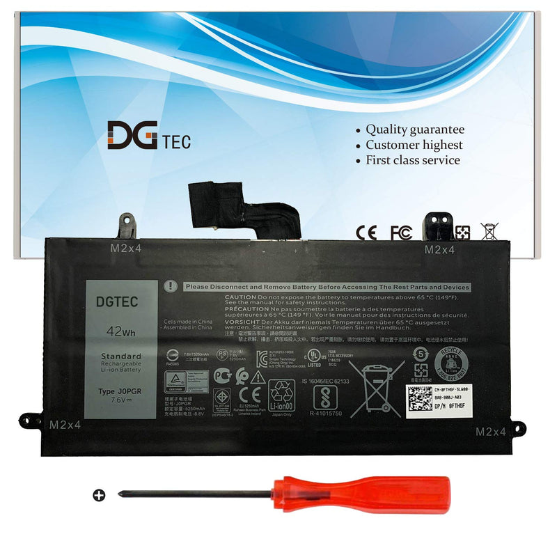 J0Pgr 4 Cell Laptop Battery For Dell Latitude 12 5285 5290 E5285 E5290 2 In 1