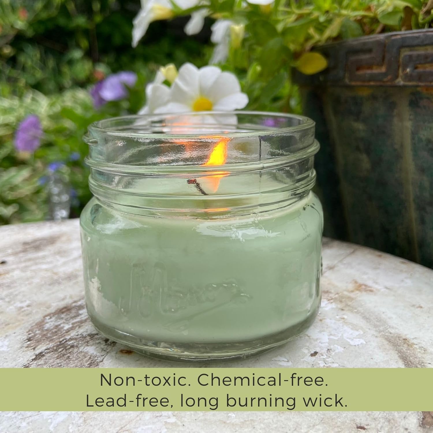 Eucalyptus Candles With Essential Oils - Made In Usa - (Set Of 3) For Patio, Deck, Outdoor Or Indoor Use – All Natural, Soy Base Candles, 3 Oz Jars With Lid
