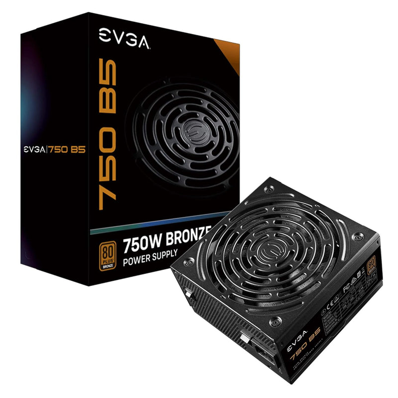 EVGA 750 B5, 80 Plus BRONZE 750W, Fully Modular, EVGA ECO Mode, 5 Year Warrant