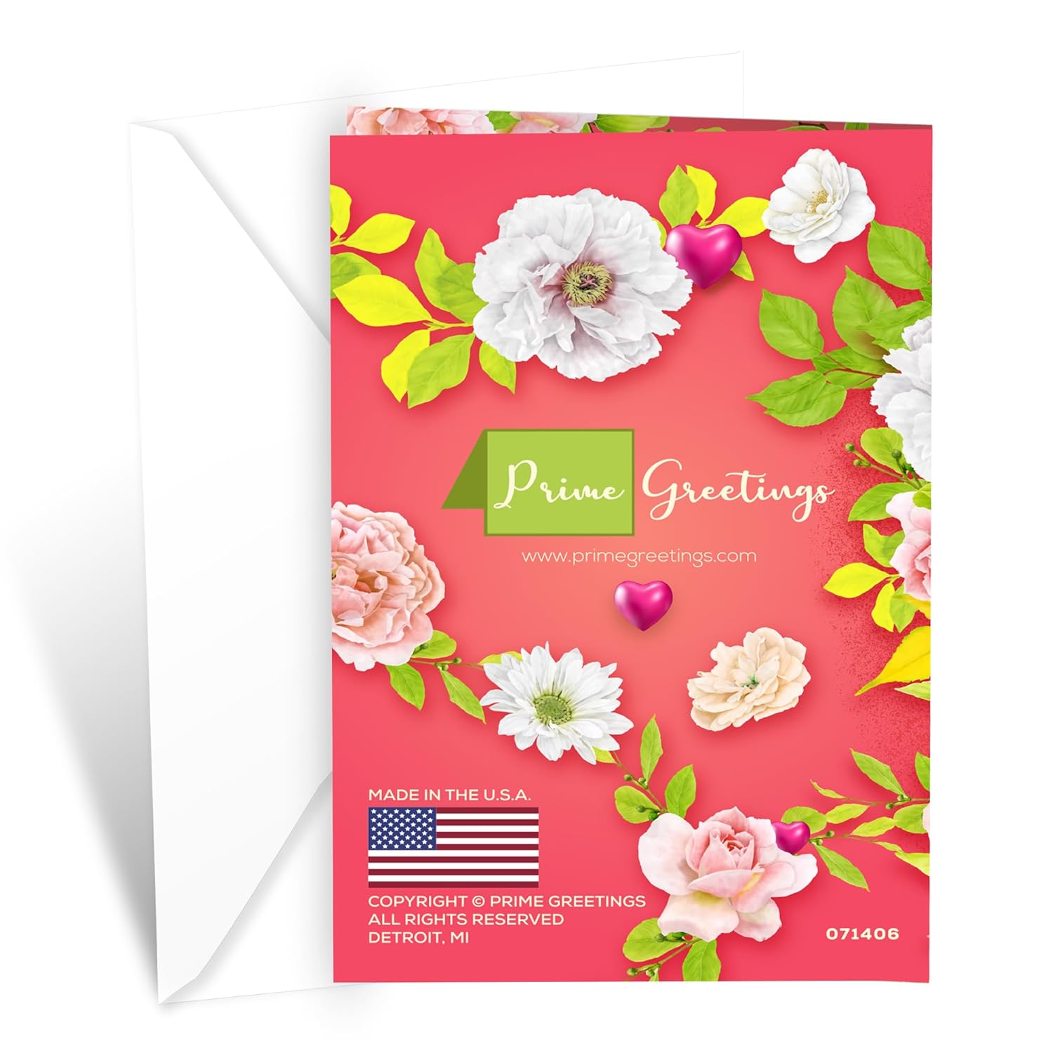 Daughter Valentine'S Card, Made In America, Eco-Friendly, Thick Card Stock With Premium Envelope 5In X 7.75In, Packaged In Protective Mailer