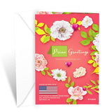 Daughter Valentine'S Card, Made In America, Eco-Friendly, Thick Card Stock With Premium Envelope 5In X 7.75In, Packaged In Protective Mailer