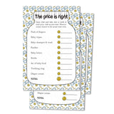 The Price Is Right Baby Shower Game Ideas, 50 Cards Fun Baby Shower Game For Boys, Girls, Fun Party Activities Card For Couples Decorations Supplies.