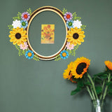 12 Pcs Floral Paper Flowers Decorations For Wall Monogram Sign Decorations Sunflower Yellow 3D Flowers For Party Photo Backdrops, Classrooms Walls, Bridal Shower, Baby Shower?Wedding And Birthday.
