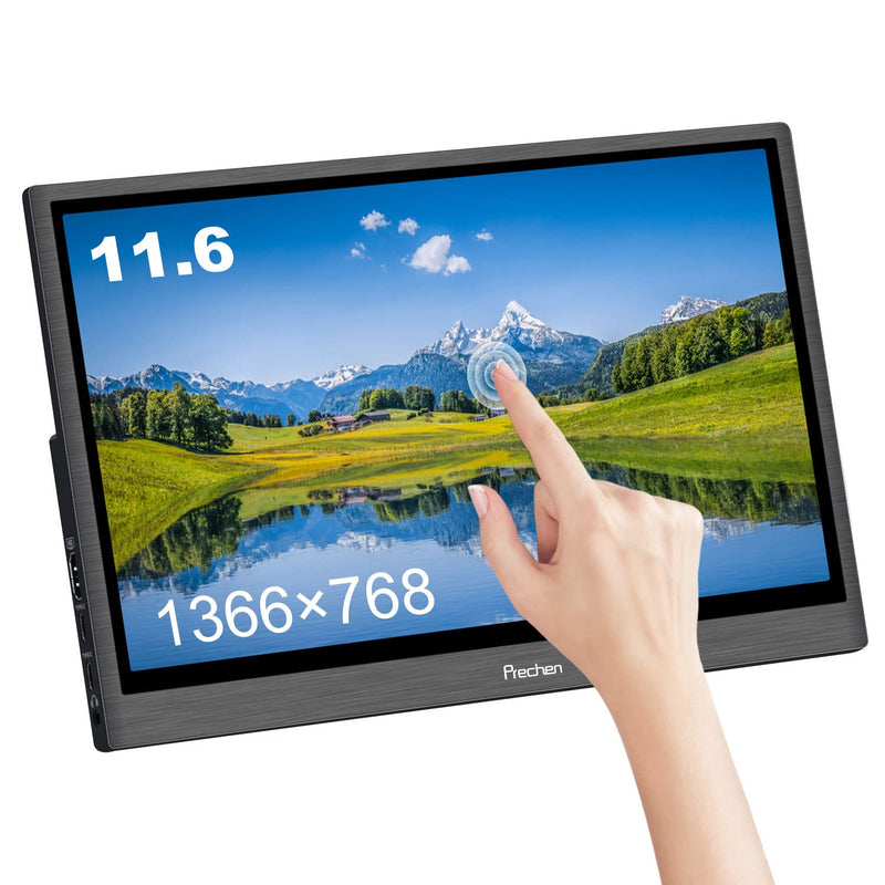 11.6 Inch Touchscreen Portable Monitor 1366 * 768 Ips Display, Hdmi/Usb C, Hdr