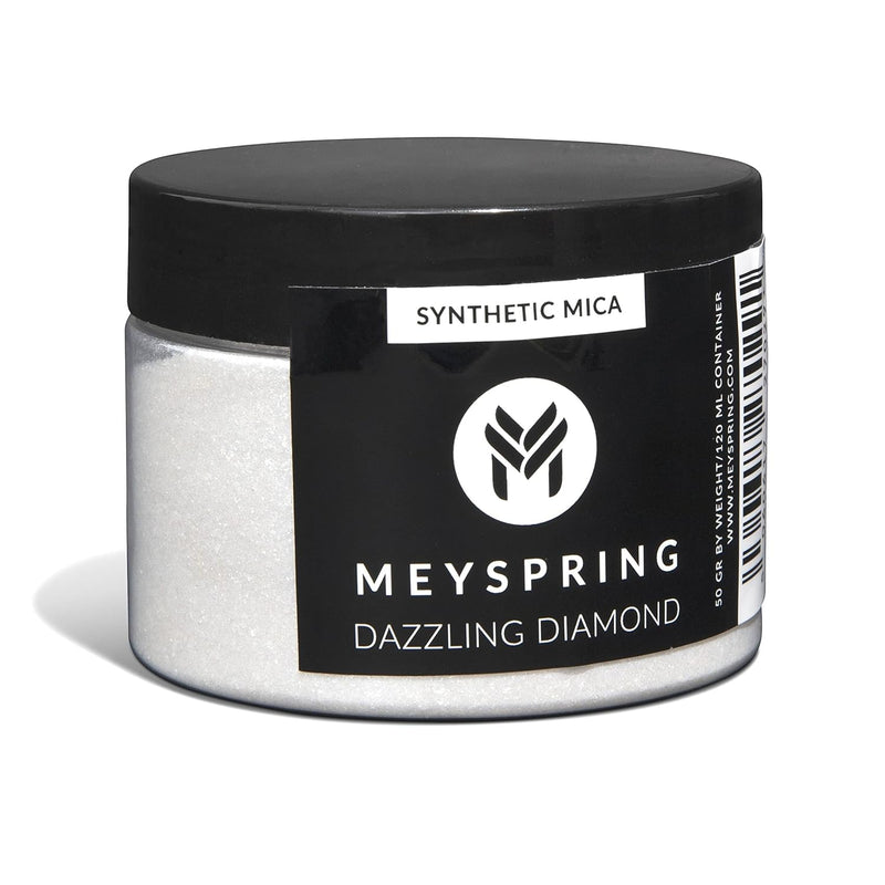 Dazzling Diamond - White Glitter Mica Powder - Resin Glitter - White Mica Powd