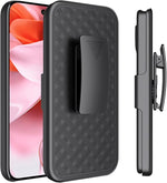 Google Pixel 9 Case Holster, Belt Clip, Kickstand, Full Body Armor, Black, 2024