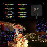 6 Pack 236FT Solar Christmas String Lights 600 LED Multicolor Waterproof Outdoor Lights