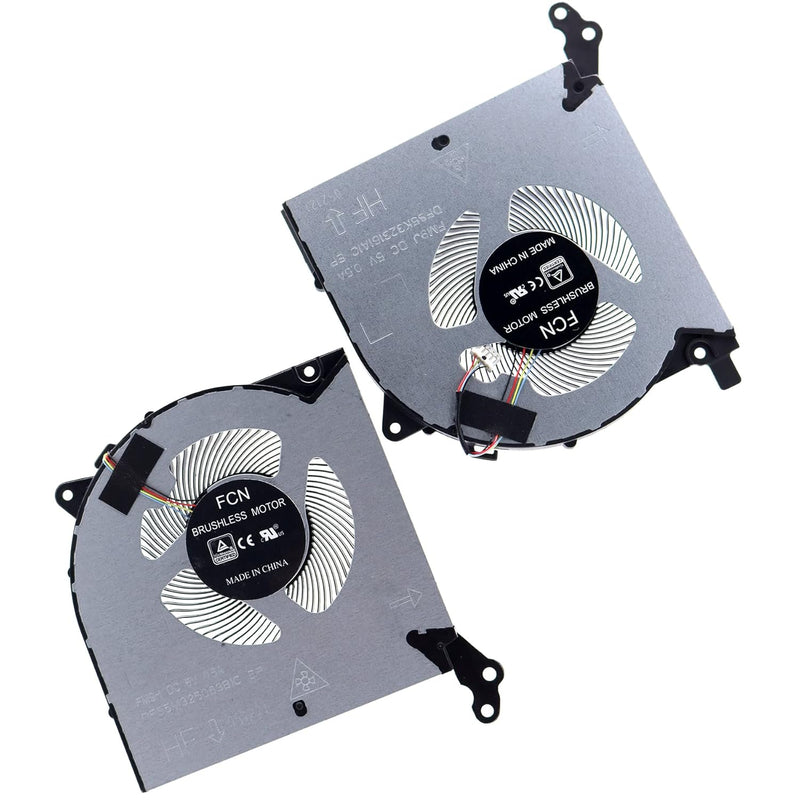 Cpu Cooling Fan Dc28000Faf0 W/Gpu Cooler Fan Dc28000Fbf1 Set Replacement For L