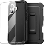 iPhone 16 Case, 6.1", MagSafe, Heavy Duty, Rugged, Shockproof, Dustproof