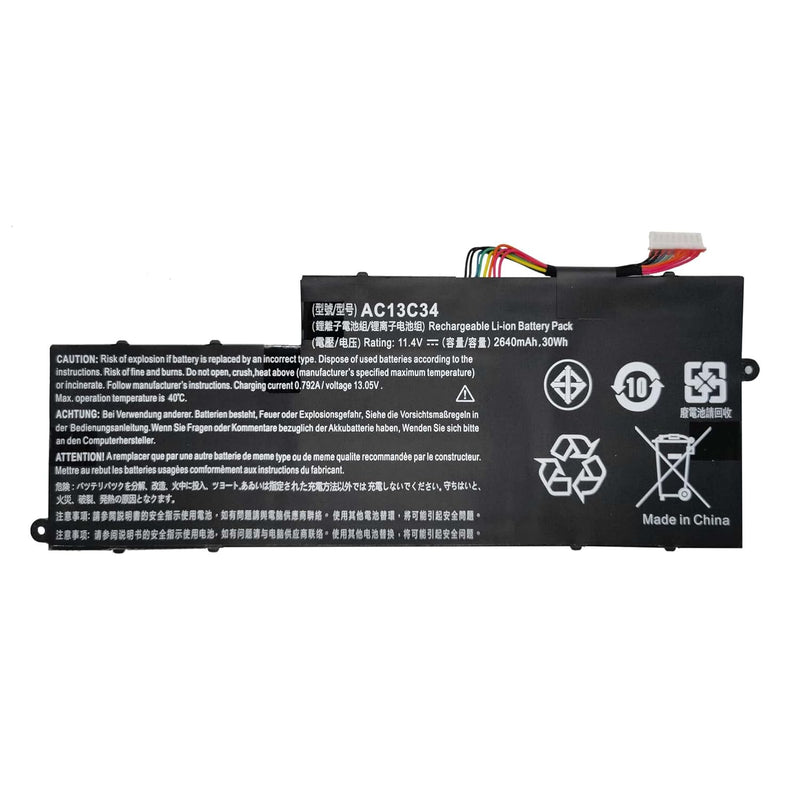 Ac13C34 Laptop Battery For Acer Aspire V5-122P V5-132P E3-111 E3-112V E3-111-C