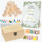 78 Pcs Fun Baby Shower Games Sign Kit, Unique Baby Shower Ideas, Funniest Games Ever Where You Can Draw To Your Heart'S Content, Suitable For Boy And Girls