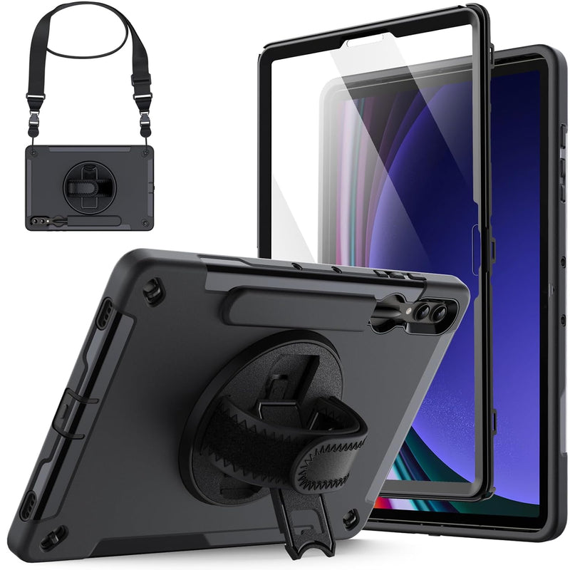 JETech Case for Samsung Galaxy Tab S9 Plus 12.4-Inch with Built-in Screen Prot