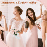 Bride To Be Gifts, Engagement, Wedding Day, Bachelorette Party, Bridal Shower Gifts For Women, Bride, Her, Friend, Bestie (White Gold)