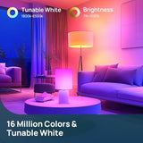A21 Smart LED Light Bulb 4 Pack Tunable White and Dimmable Wi-Fi Enabled Works with Alexa and Google Home