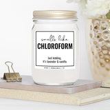 You Nique Designs Smells Like Chloroform Scented Candle, 8 Oz, True Crime Gifts For Women, Serial Killer Gifts For Women, Crime Junkie Merch, All Natural Soy Vegan Candles (Lavender & Vanilla)